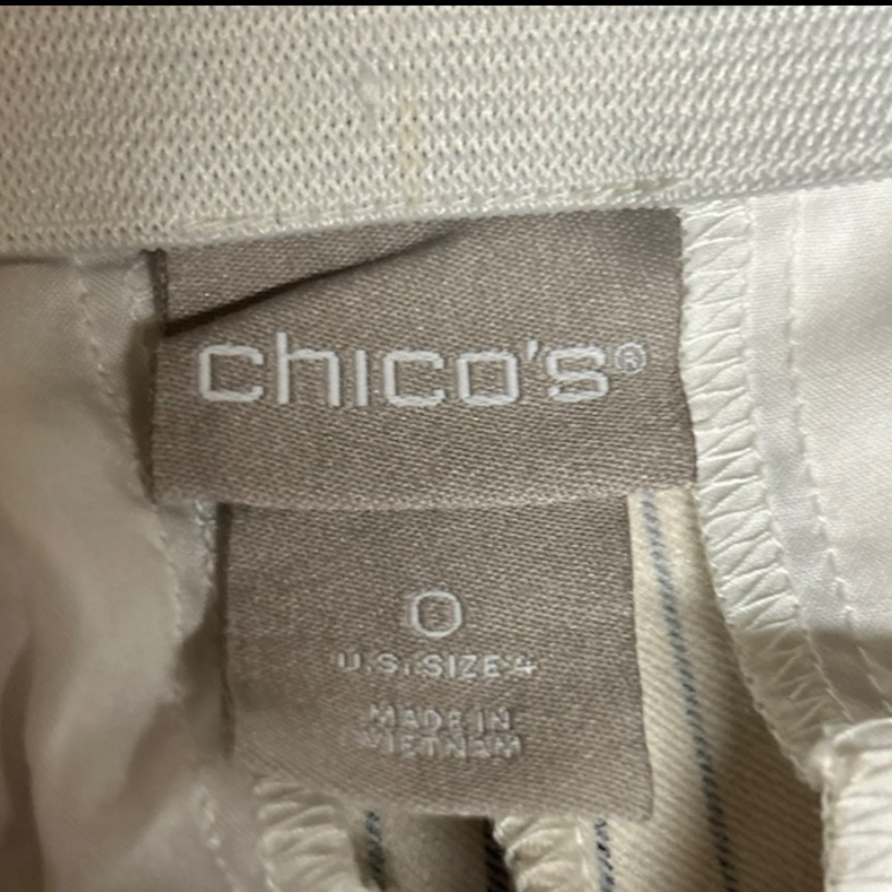 Chicos So Slimming Fine Lines Ankle Pants Women’s Size Small Chicos size 0 - Picture 4 of 9